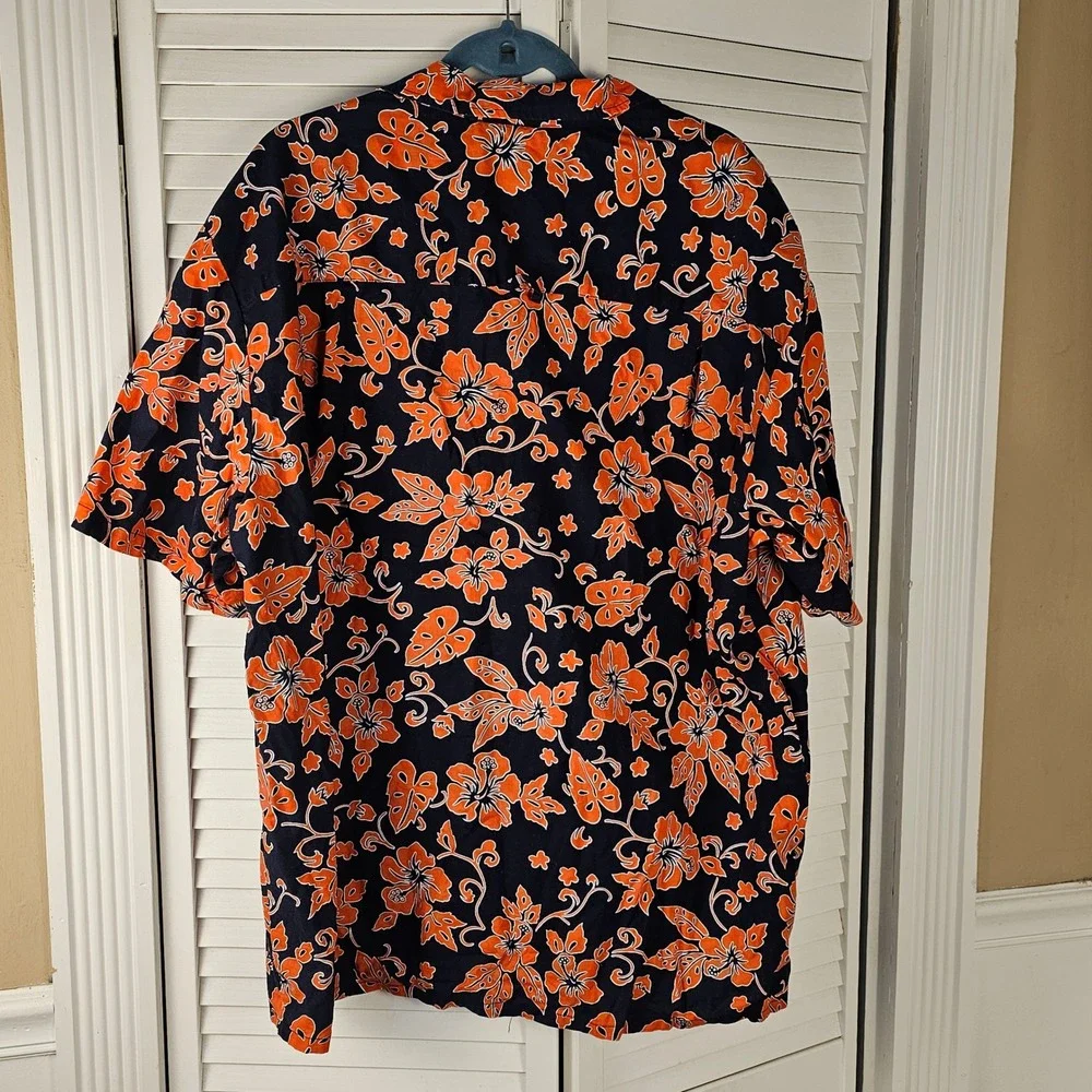 Vintage 2001 NHL Draft Florida Hawaiian Short Sleeve Button‎ Down Camp Shirt XXL